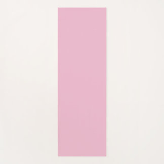 Hint of Cherry Pink Solid Colour Pastel Shade Yoga Mat