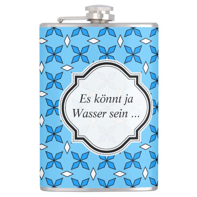 Hint to Bavaria Hip Flask (Front)