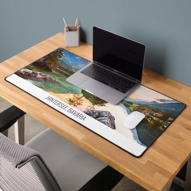 Hintersee Lake, Bavaria, Germany Desk Mat (Office 2)
