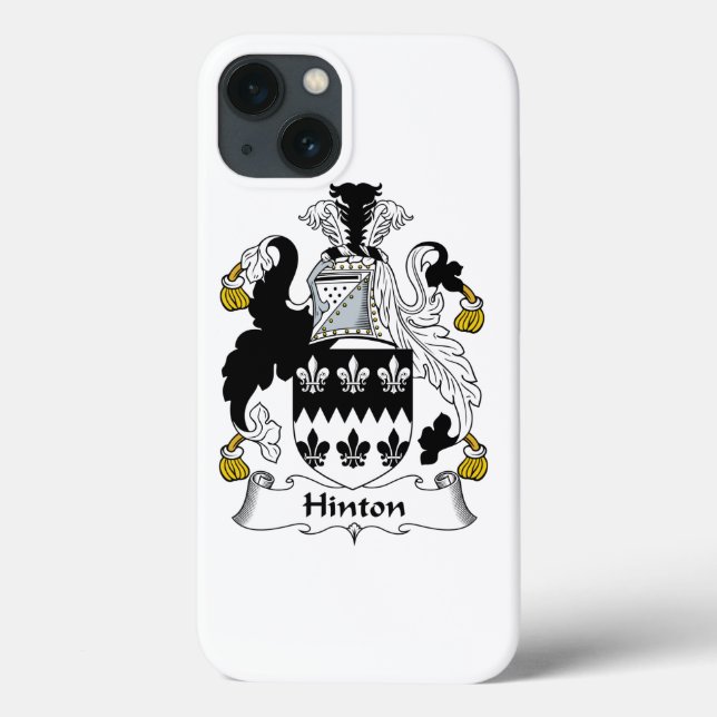 Hinton Family Crest Case-Mate iPhone Case (Back)
