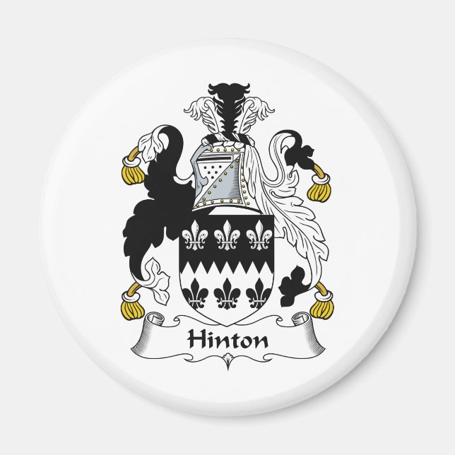 Hinton Family Crest Magnet (Front)