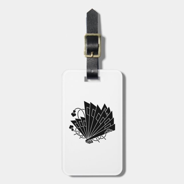 Hiohgi butterfly luggage tag (Front Vertical)