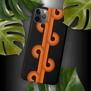 Hip Abstract Wave Curls Fusion Fine Art Pattern Case-Mate iPhone Case