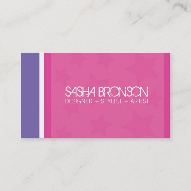 Hip and Modern Business Cards (Front)