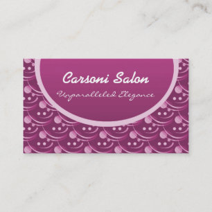 Hip and Stylish Business Card, Dazzling Fuchsia Card