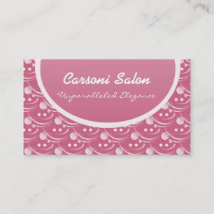 Hip and Stylish Business Card, Soft Pink Card