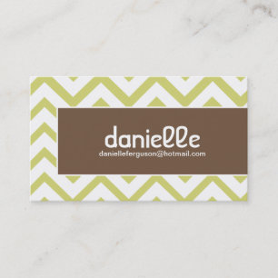 Hip Chevron Profile Card - Business Card