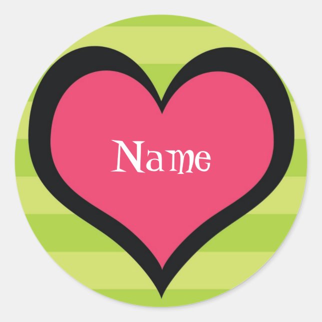 Hip Chick Custom Name Sticker (Front)