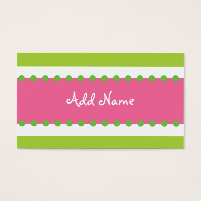 Hip Chick Profile Card (Front)