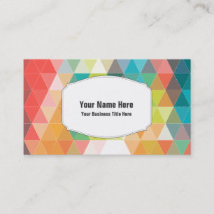 Hip Cool Patterns Business Card