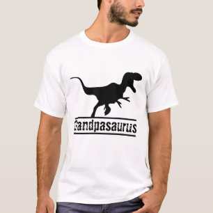 hip customizable grandpasaurus Family Dinosaur T-Shirt