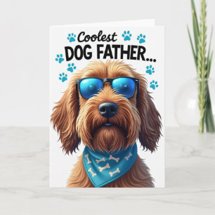 Hip Dog Father Portrait Card
