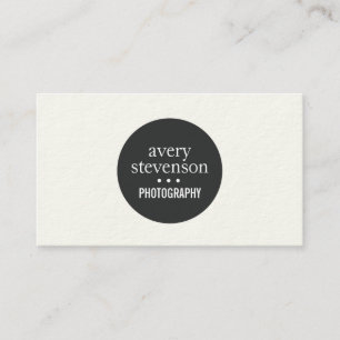 Hip Elegant Modern, Simple Photography, Minimalist Business Card