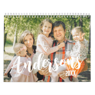 Hip Family Photo Calendars, Personalized Custom Calendar