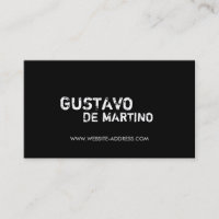 HIP GRUNGY BLACK Business Card