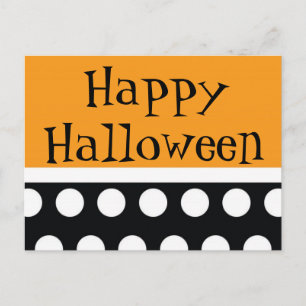 Hip Halloween Postcard Party Invitation