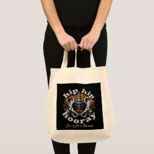 Hip Hip Hooray Funny Hip Replacement Surgery Tote Bag