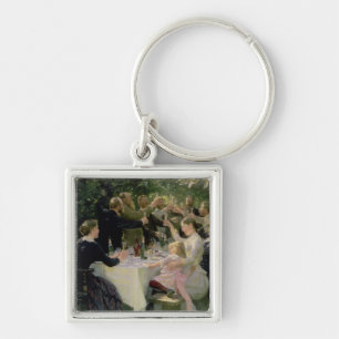 Hip Hip Hurrah! Artists' Party at Skagen, 1888 Key Ring
