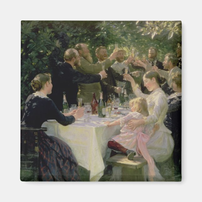 Hip Hip Hurrah! Artists' Party at Skagen, 1888 Magnet (Front)