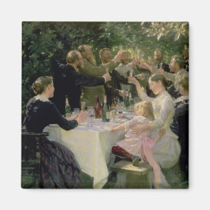 Hip Hip Hurrah! Artists' Party at Skagen, 1888 Magnet