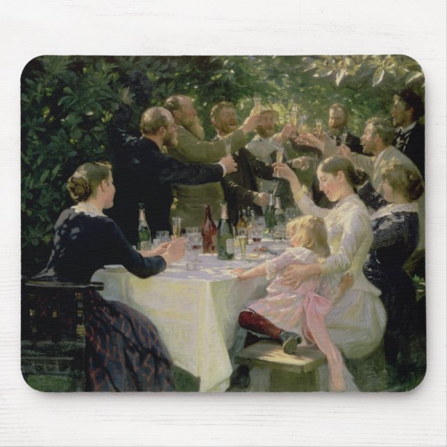 Hip Hip Hurrah! Artists' Party at Skagen, 1888 Mouse Pad (Front)