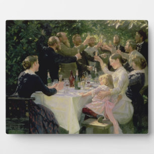 Hip Hip Hurrah! Artists' Party at Skagen, 1888 Plaque