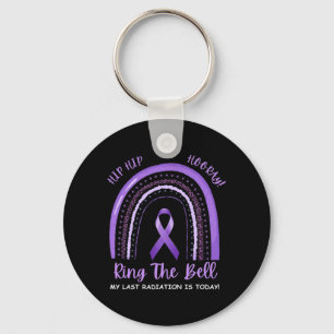 Hip Hooray Ring The Bell Last Day Radiation Chemo Key Ring