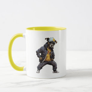 Hip hop American bulldog Mug