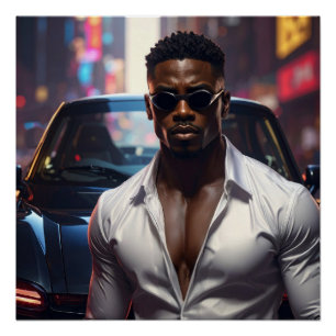 Hip Hop - American Rap Star - Poster