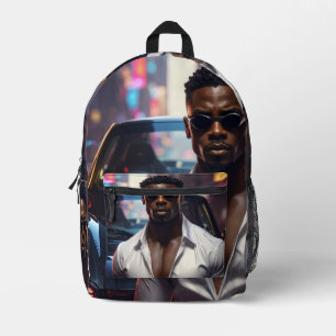 Hip Hop - American Rap Star - Printed Backpack