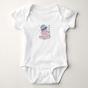 Hip Hop Baby Cartoon Bodysuit