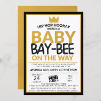 Hip Hop Baby Shower Invitation
