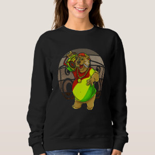 Hip Hop Bear Animal Hip Hop Teddy Bear Sweatshirt