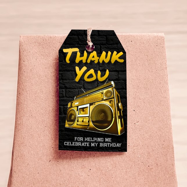 Hip hop Birthday - Favour Tag (Creator Uploaded)
