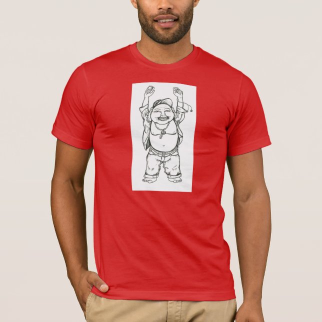 Hip hop Buddha T-Shirt (Front)