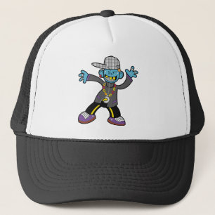Hip hop cartoon Image ! Trucker Hat