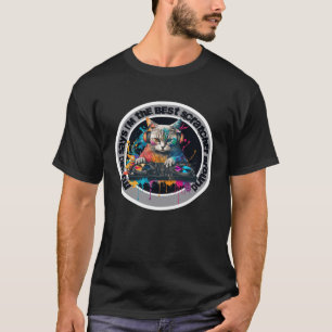 Hip Hop Cat Headphones DJ Music Turn Table Cool Ca T-Shirt
