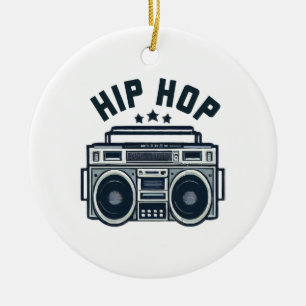 Hip hop ceramic tree decoration