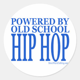 HIP HOP CLASSIC ROUND STICKER
