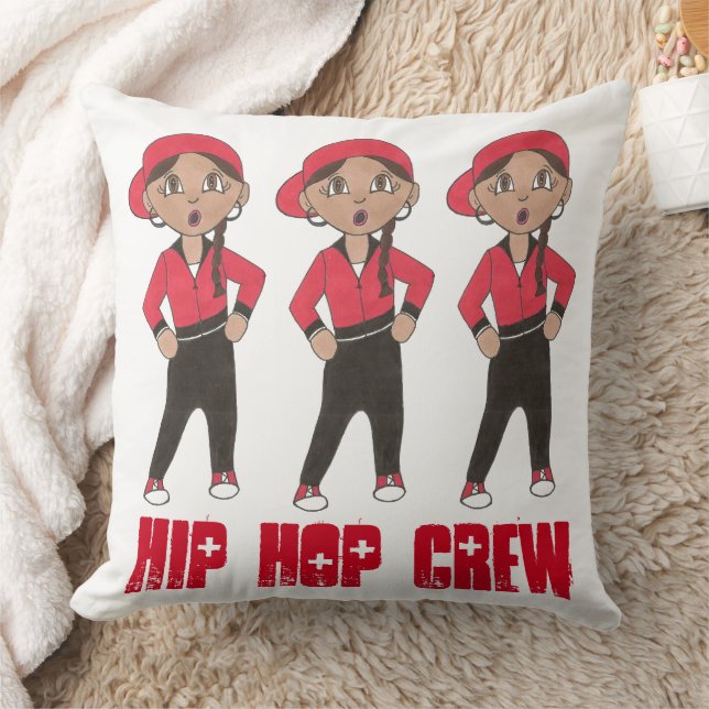 Hip Hop Crew Dance Competition Team Hiphop Girl Cushion (Blanket)