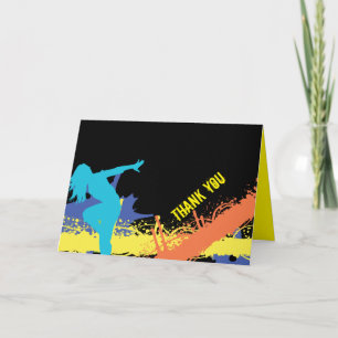 HIP HOP DANCE Bat Bar Mitzvah Thank-You Card