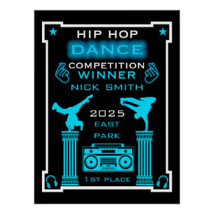 Hip Hop Dance Competition Poster