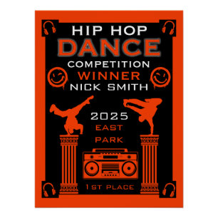 Hip Hop Dance Competition Poster
