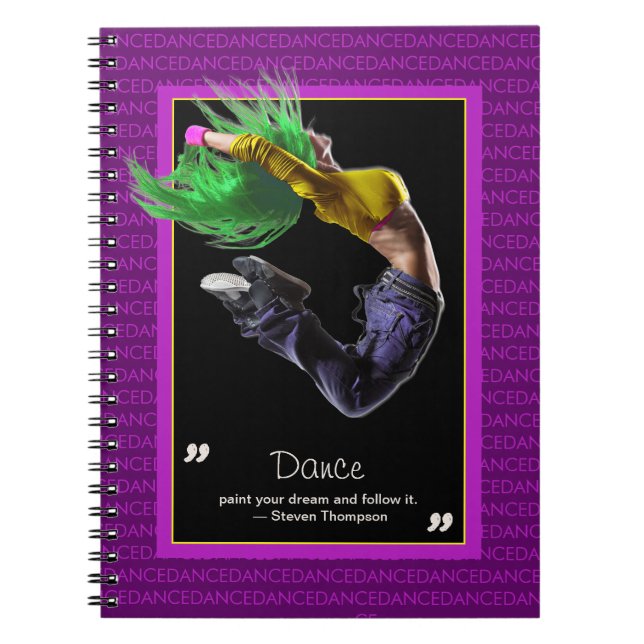 Hip Hop Dance Notebook (Front)