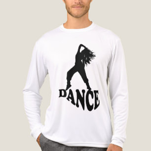 Hip Hop Dancer Silhouette Dance Tri-Blend Shirt
