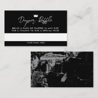 Hip Hop Diaper Raffle Ticket Enclosure Card