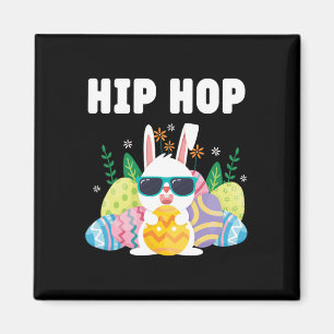 Hip Hop Easter Bunny Happy Easter Day Women  Magnet