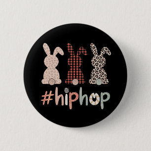 Hip Hop Easter Bunny Spring Cute 6 Cm Round Badge