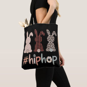 Hip Hop Easter Bunny Spring Cute Tote Bag
