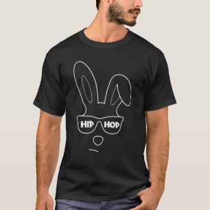 Hip Hop Easter Bunny With Sunglasses Funny Easter T-Shirt